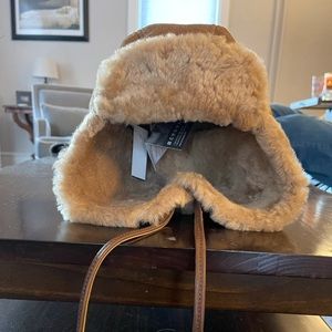 Shearling Crown Cap